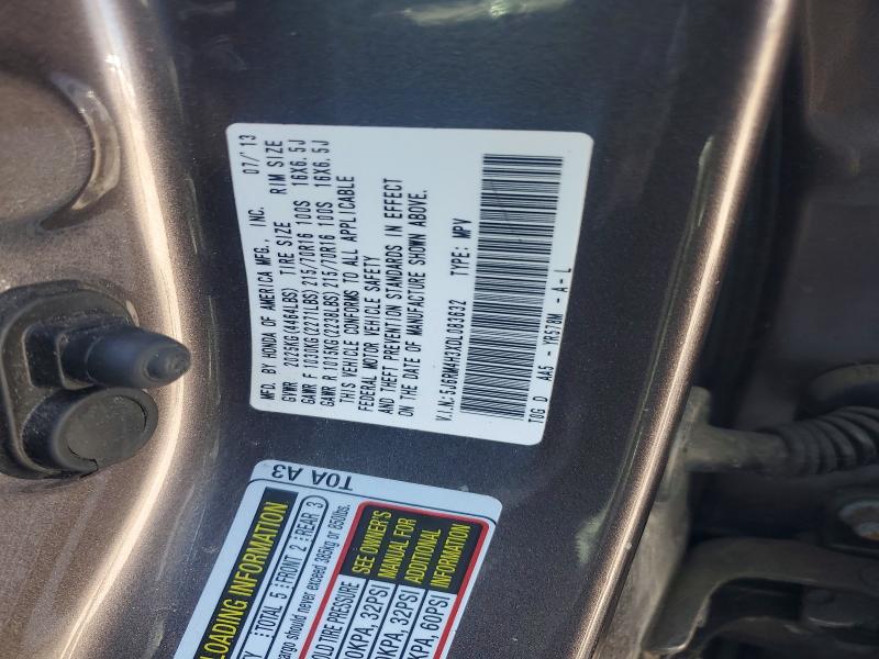 Aukcja sprzedaży 2013 Honda Cr-v, vin: 5J6RM4H3XDL083632, numer aukcji: 68429326
