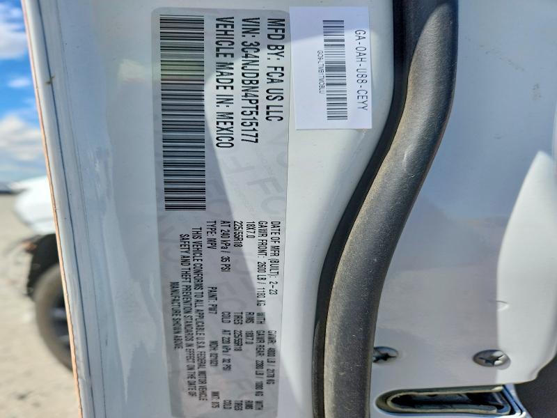 2023 Jeep Compass მანქანა იყიდება აუქციონზე, vin: 3C4NJDBN4PT515177, აუქციონის ნომერი: 66751166