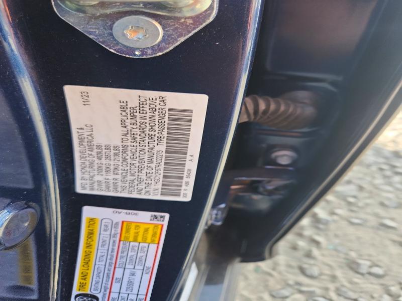 2024 Honda Accord მანქანა იყიდება აუქციონზე, vin: 1HGCY2F67RA022275, აუქციონის ნომერი: 70159076