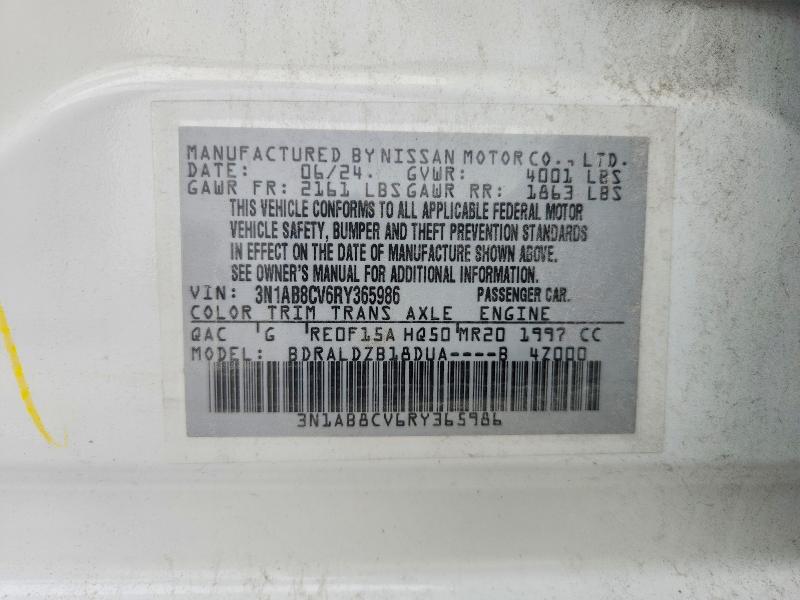 Aukcja sprzedaży 2024 Nissan Sentra, vin: 3N1AB8CV6RY365986, numer aukcji: 70076736