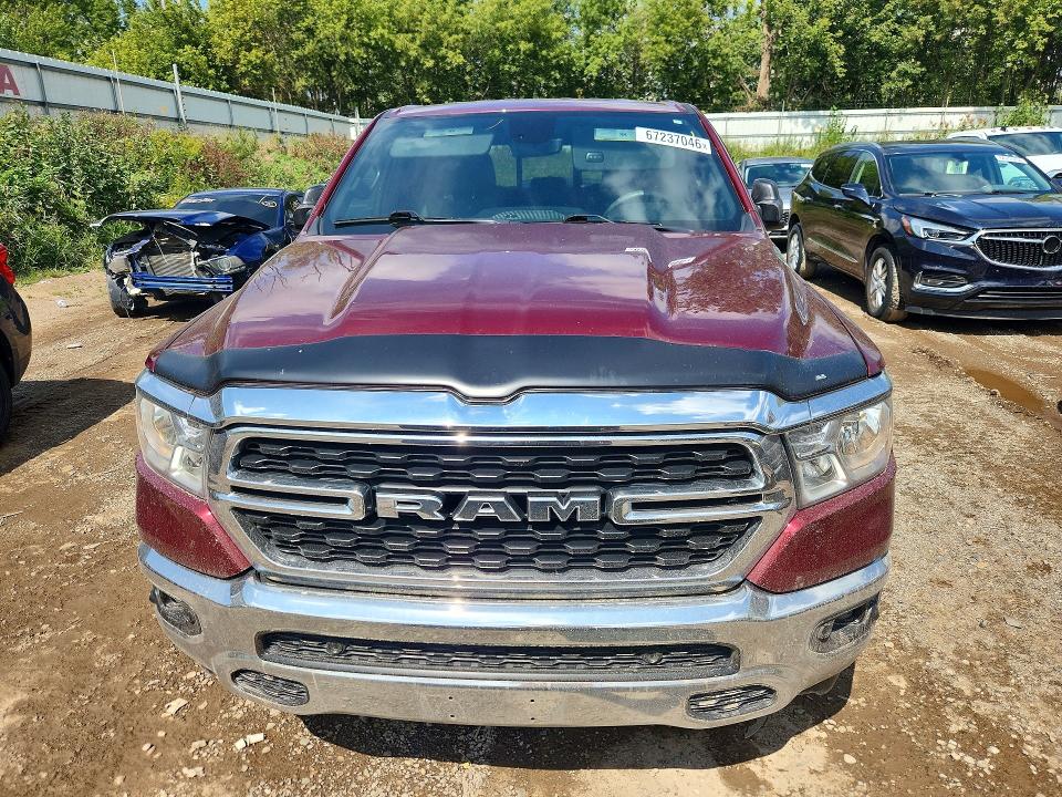 2022 Ram 1500 Big Horn/l მანქანა იყიდება აუქციონზე, vin: 1C6SRFFT3NN397286, აუქციონის ნომერი: 67237046