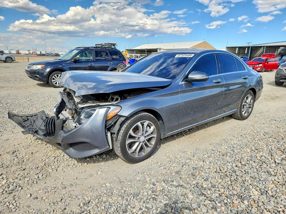 2017 Mercedes-benz C მანქანა იყიდება აუქციონზე, vin: 55SWF4KB1HU222072, აუქციონის ნომერი: 67325406