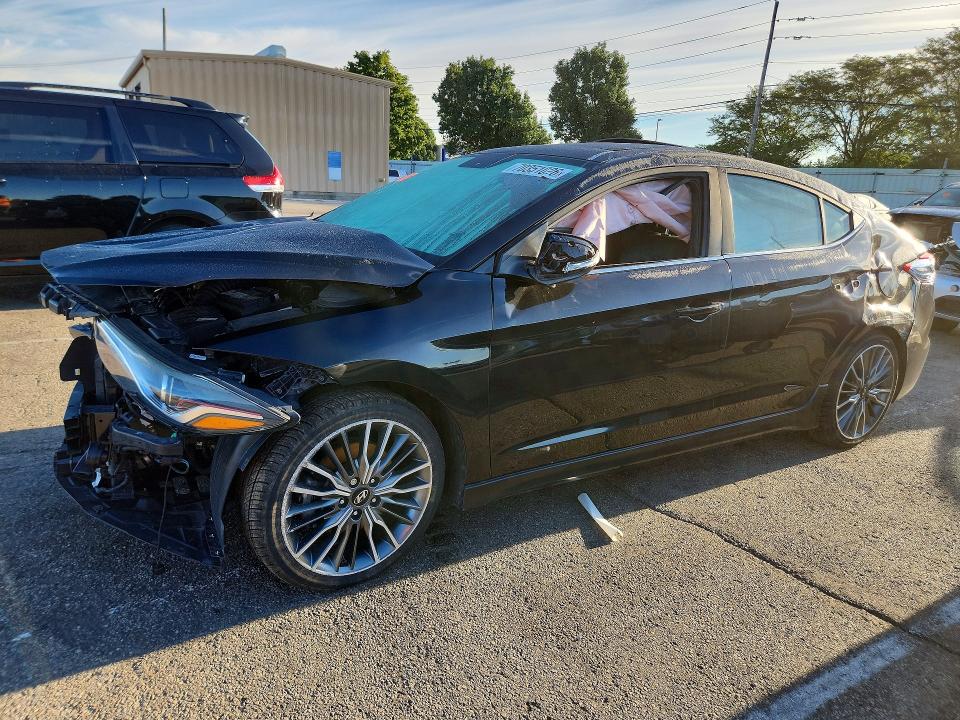 Продаж на аукціоні авто 2018 Hyundai Elantra, vin: KMHD04LB8JU481028, номер лоту: 70351026
