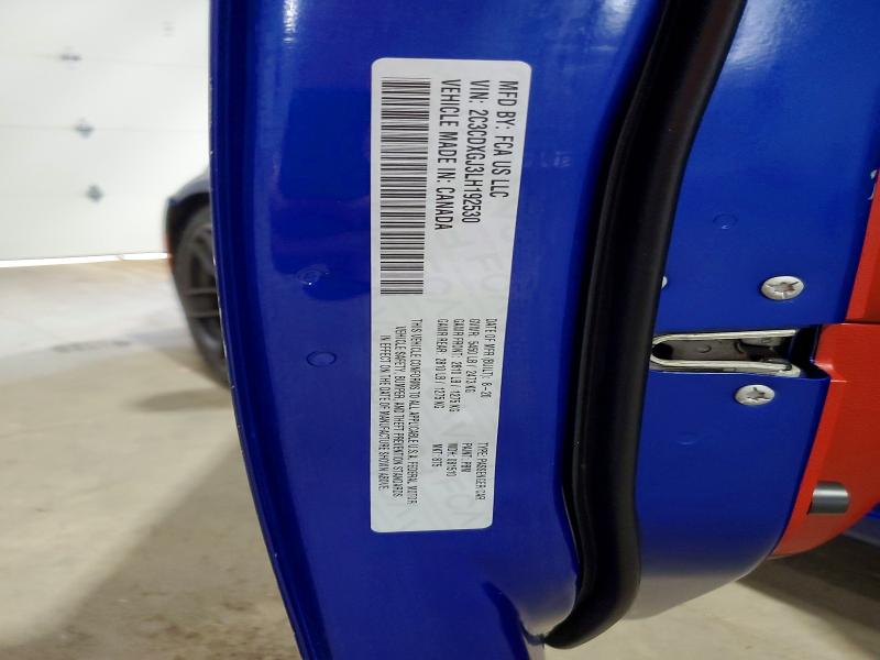 2020 Dodge Charger მანქანა იყიდება აუქციონზე, vin: 2C3CDXGJ3LH192530, აუქციონის ნომერი: 67345766