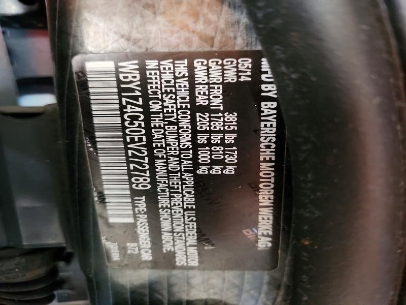 Aukcja sprzedaży 2014 Bmw I3, vin: WBY1Z4C50EV272789, numer aukcji: 66521146