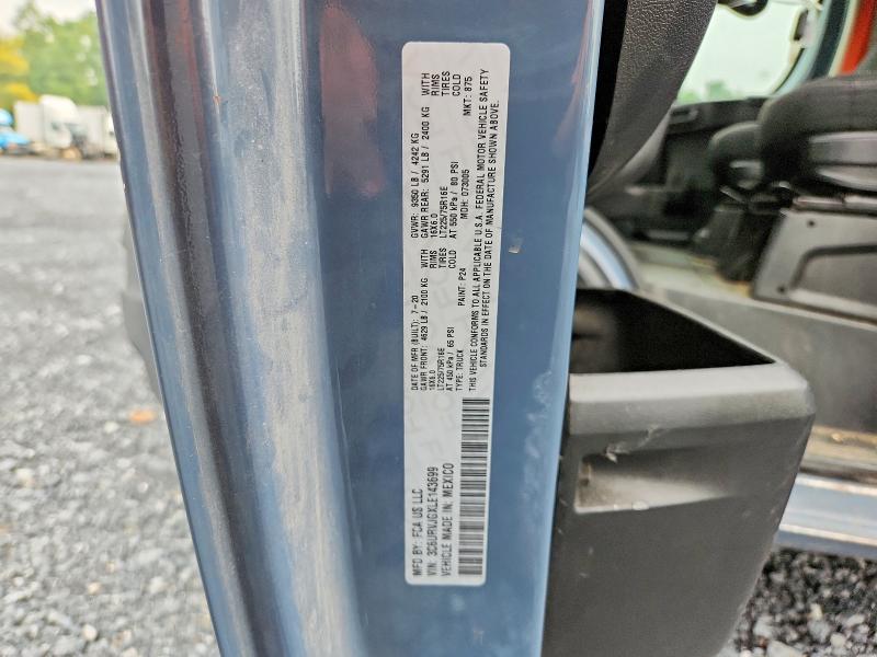 Продаж на аукціоні авто 2020 Ram Promaster 3500, vin: 3C6URVJGXLE143699, номер лоту: 69054066