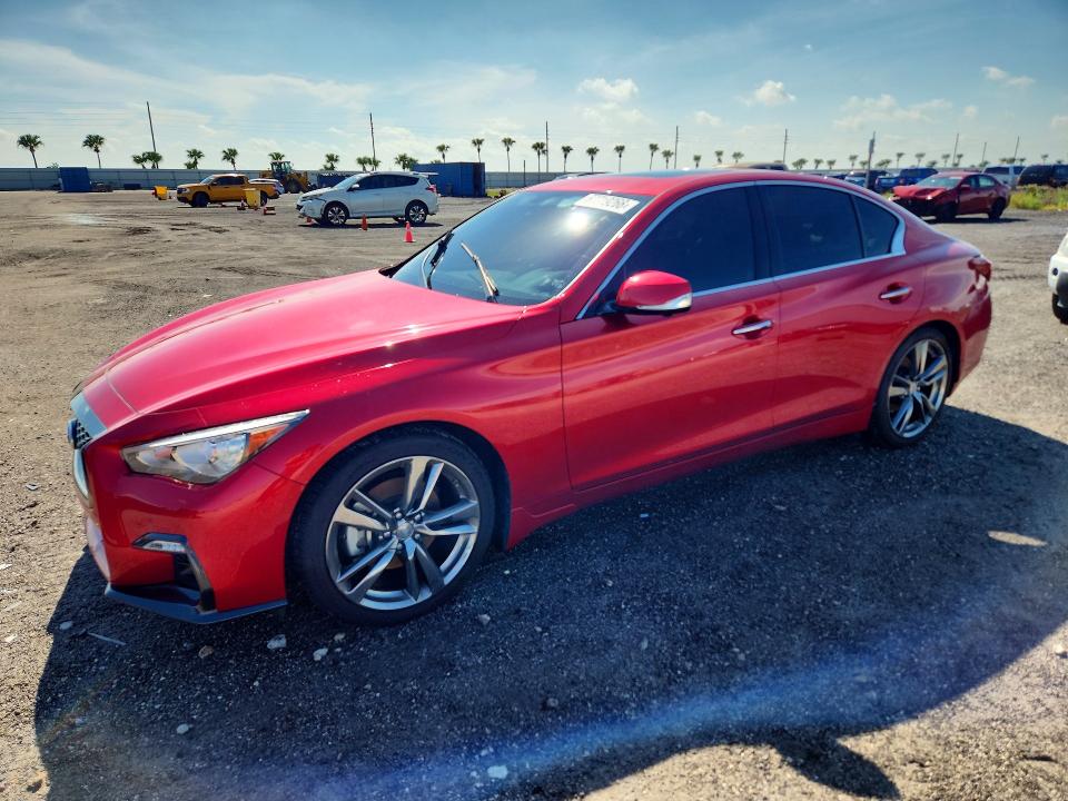 2021 Infiniti Q50 მანქანა იყიდება აუქციონზე, vin: JN1EV7CP6MM706660, აუქციონის ნომერი: 67719266