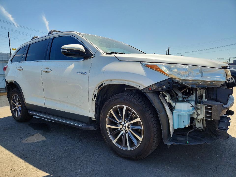 68633996 :رقم المزاد ، 5TDJGRFH9KS055029 vin ، 2019 Toyota Highlander Hybrid مزاد بيع