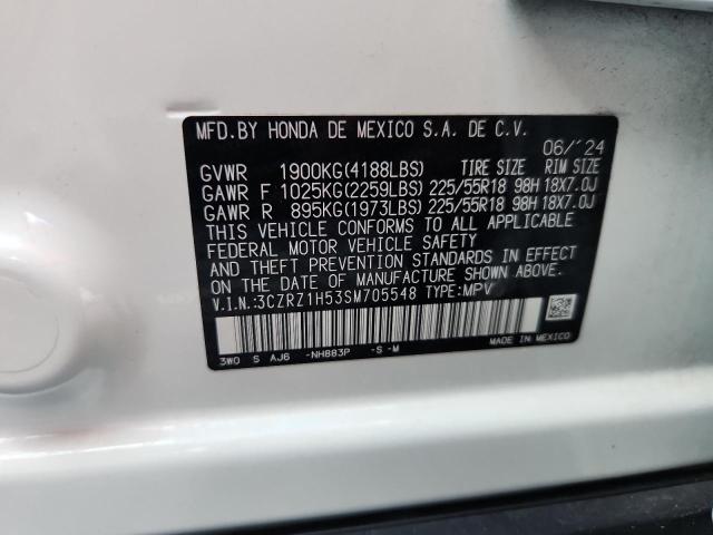 Продаж на аукціоні авто 2025 Honda Hr-v, vin: 3CZRZ1H53SM705548, номер лоту: 70412036