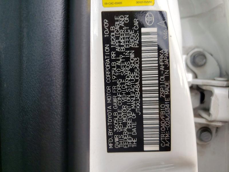 Продаж на аукціоні авто 2010 Scion Xd, vin: JTKKU4B48AJ055403, номер лоту: 67484506