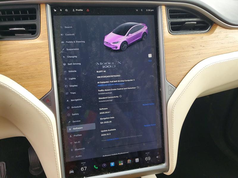Aukcja sprzedaży 2019 Tesla Model X, vin: 5YJXCAE27KF153453, numer aukcji: 68998486