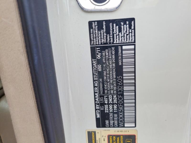 Продажа на аукционе авто 2012 Mercedes-benz E, vin: WDDKK5KF0CF132605, номер лота: 69163676