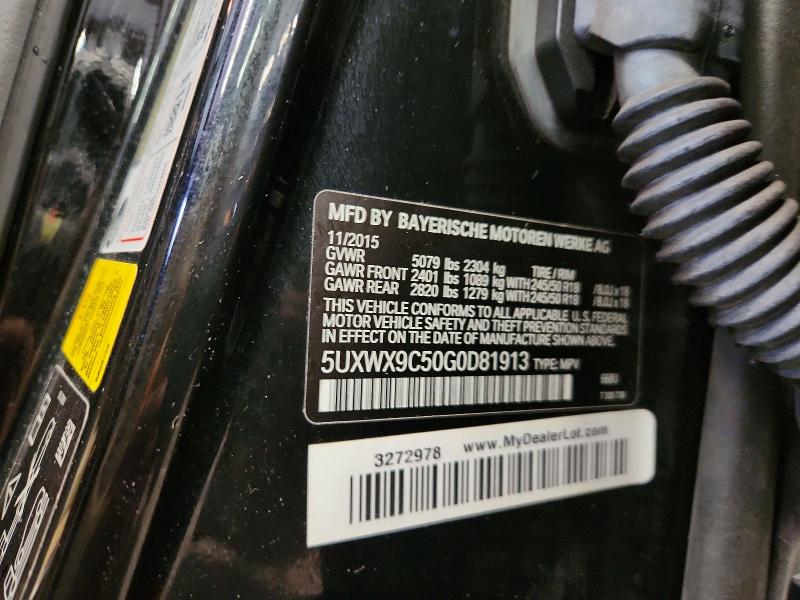 Aukcja sprzedaży 2016 Bmw X3, vin: 5UXWX9C50G0D81913, numer aukcji: 70892786