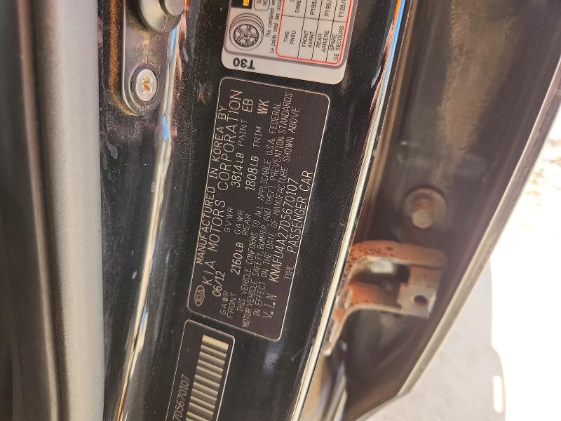 Aukcja sprzedaży 2013 Kia Forte, vin: KNAFU4A27D5670107, numer aukcji: 67922816