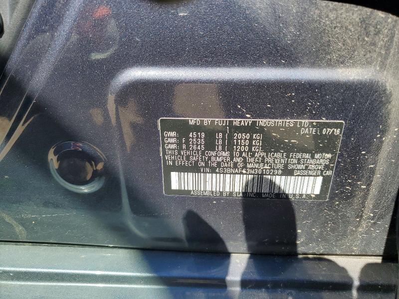 Продаж на аукціоні авто 2017 Subaru Legacy, vin: 4S3BNAF63H3010298, номер лоту: 70320006