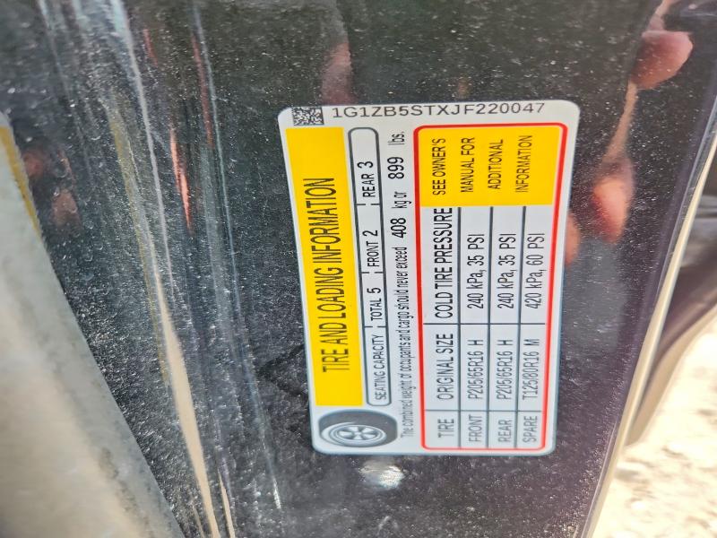 Aukcja sprzedaży 2018 Chevrolet Malibu, vin: 1G1ZB5STXJF220047, numer aukcji: 67281066