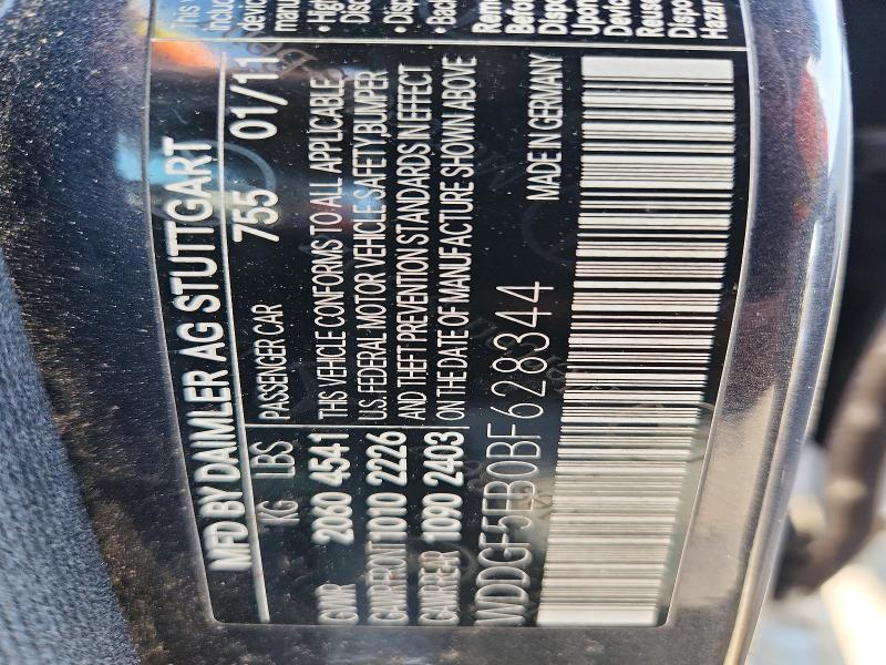 Aukcja sprzedaży 2011 Mercedes-benz C, vin: WDDGF5EB0BF628344, numer aukcji: 69004066