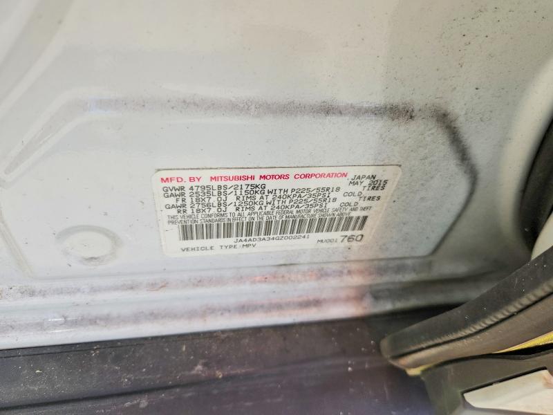 Aukcja sprzedaży 2016 Mitsubishi Outlander, vin: JA4AD3A34GZ002241, numer aukcji: 69209556