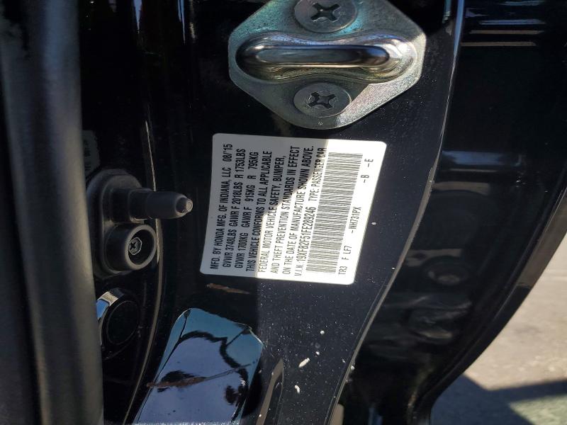 Aukcja sprzedaży 2015 Honda Civic, vin: 19XFB2F51FE289246, numer aukcji: 68560126