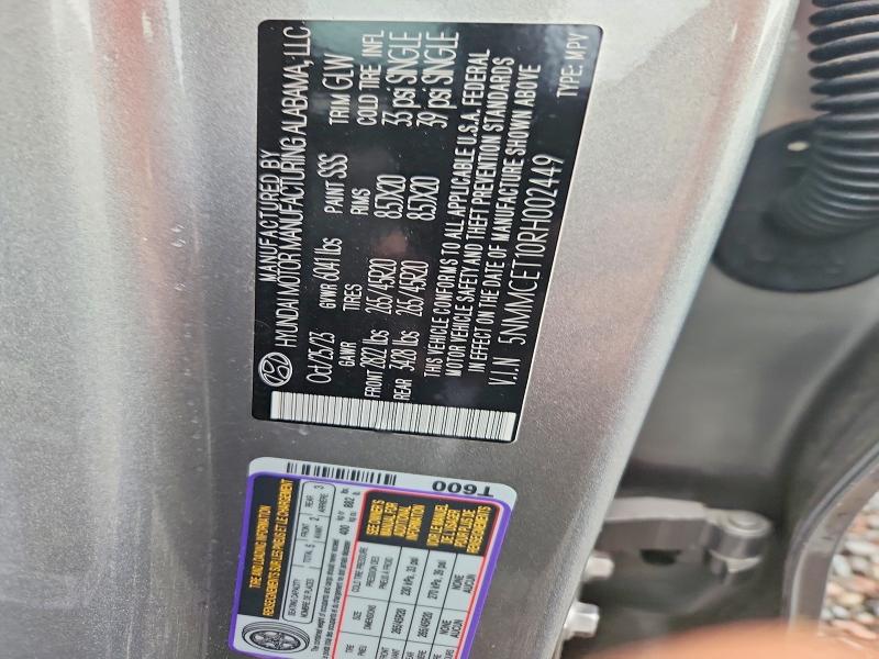 68075936 :رقم المزاد ، 5NMMCET10RH002449 vin ، 2024 Genesis Electrified Gv70 مزاد بيع