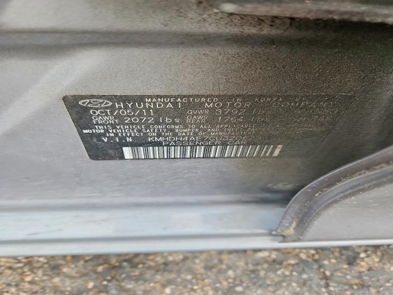 Aukcja sprzedaży 2012 Hyundai Elantra, vin: KMHDH4AE7CU320629, numer aukcji: 69064296