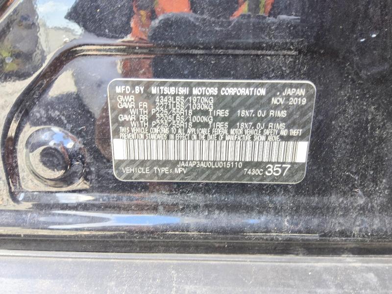 Продаж на аукціоні авто 2020 Mitsubishi Outlander Sport, vin: JA4AP3AU0LU015110, номер лоту: 66829776