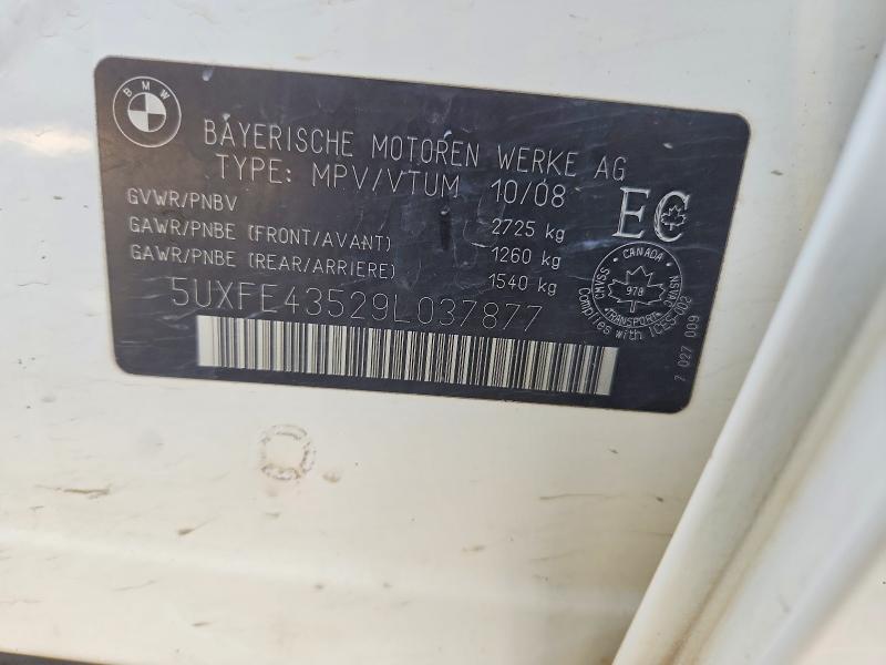 Продажа на аукционе авто 2009 Bmw X5, vin: 5UXFE43529L037877, номер лота: 69772206