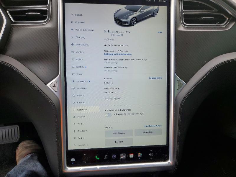 Продажа на аукционе авто 2015 Tesla Model S, vin: 5YJSA1H25FF090788, номер лота: 68669546