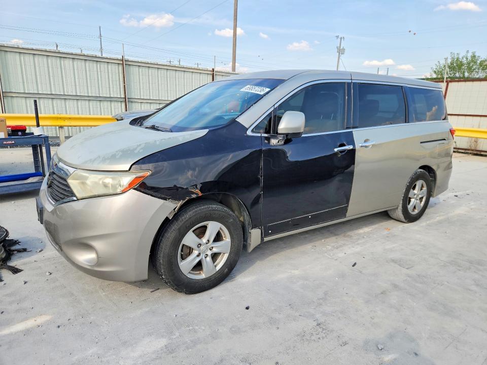 2012 Nissan Quest მანქანა იყიდება აუქციონზე, vin: JN8AE2KP2C9034974, აუქციონის ნომერი: 69657236