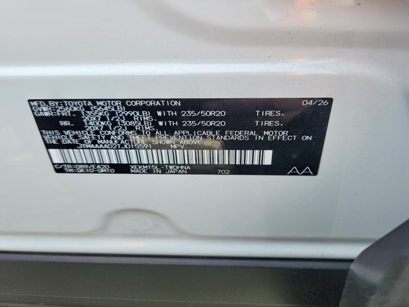 Aukcja sprzedaży 2026 Toyota C-hr, vin: JTMAAAAD2TJ015591, numer aukcji: 67699356