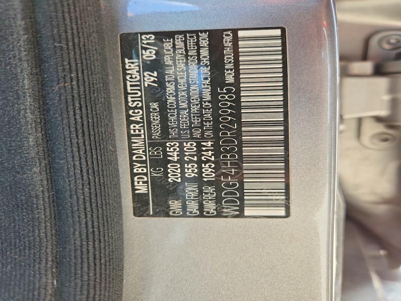 2013 Mercedes-benz C მანქანა იყიდება აუქციონზე, vin: WDDGF4HB3DR299985, აუქციონის ნომერი: 70038596