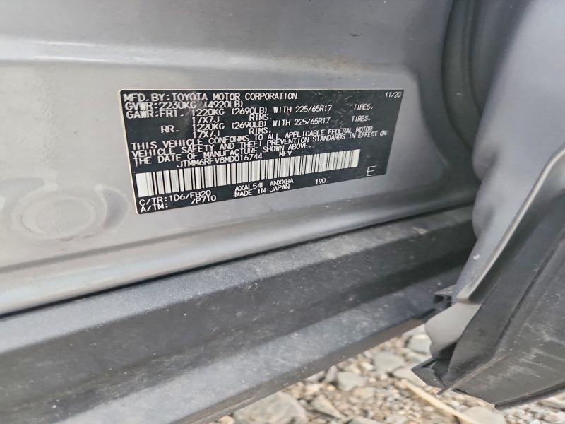 Aukcja sprzedaży 2021 Toyota Rav4, vin: JTMM6RFV8MD016744, numer aukcji: 70330166