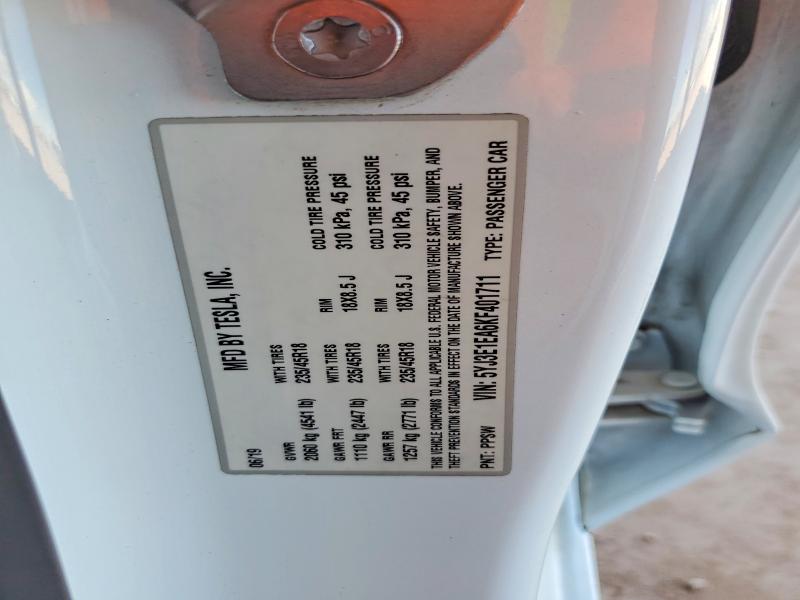 Aukcja sprzedaży 2019 Tesla Model 3, vin: 5YJ3E1EA6KF401711, numer aukcji: 68521736