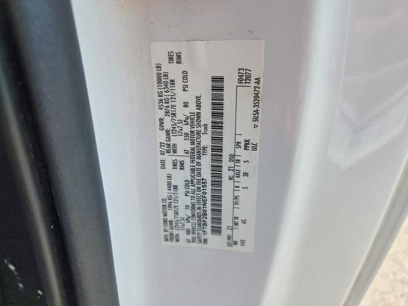 Продажа на аукционе авто 2022 Ford F250, vin: 1FTBF2B61NEF01557, номер лота: 69492356