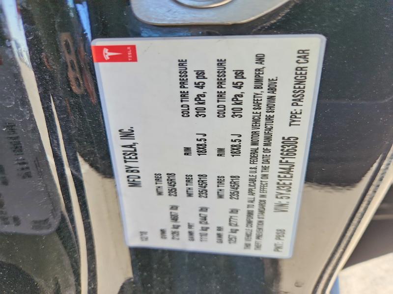 Продажа на аукционе авто 2018 Tesla Model 3, vin: 5YJ3E1EA4JF166305, номер лота: 66709906