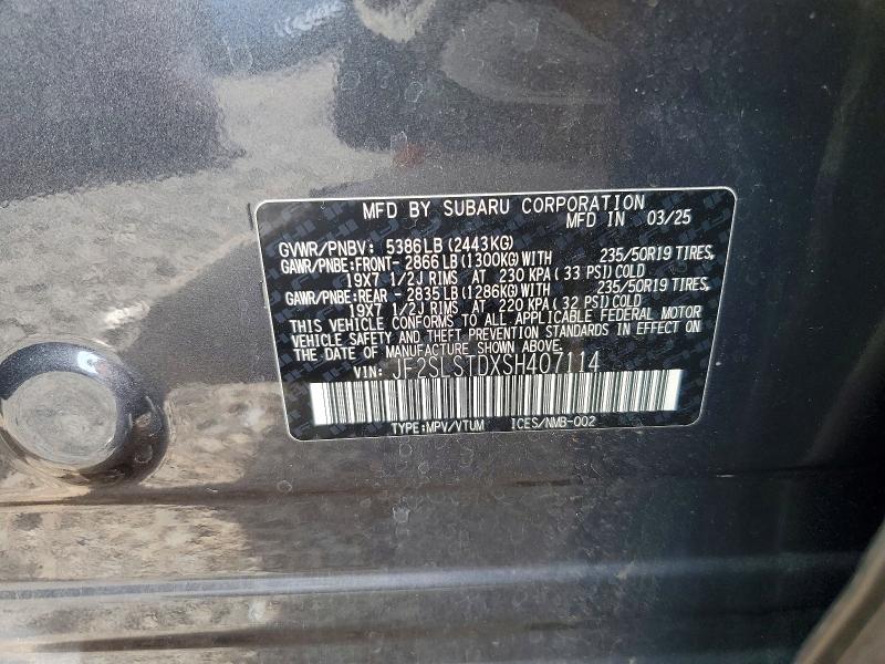 Aukcja sprzedaży 2025 Subaru Forester, vin: JF2SLSTDXSH407114, numer aukcji: 67507976