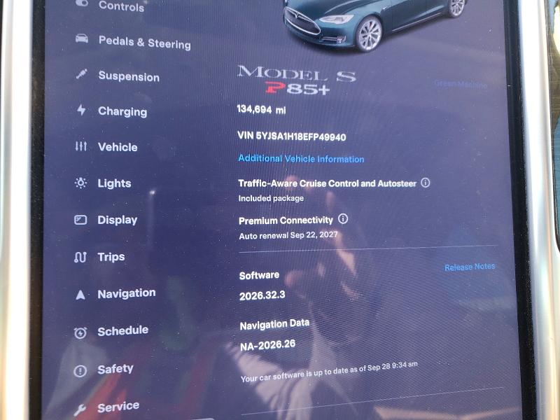 Продажа на аукционе авто 2014 Tesla Model S, vin: 5YJSA1H18EFP49940, номер лота: 70079496