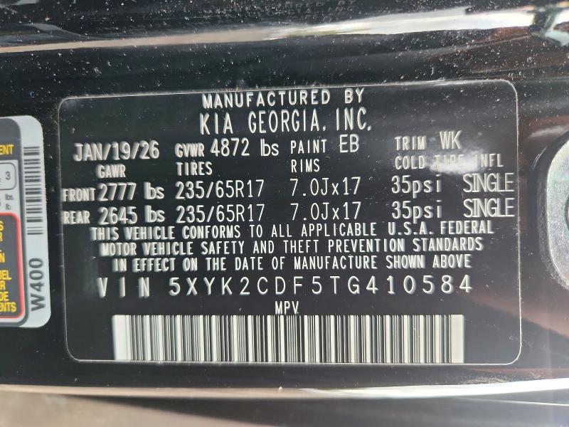 Aukcja sprzedaży 2026 Kia Sportage, vin: 5XYK2CDF5TG410584, numer aukcji: 70830856
