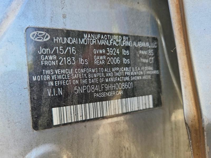 Aukcja sprzedaży 2017 Hyundai Elantra, vin: 5NPD84LF9HH008601, numer aukcji: 70258936
