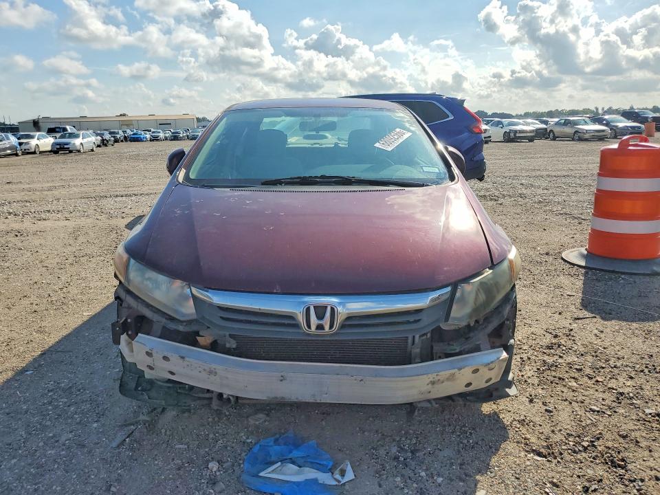 2012 Honda Civic მანქანა იყიდება აუქციონზე, vin: 2HGFB2F52CH579318, აუქციონის ნომერი: 68092566