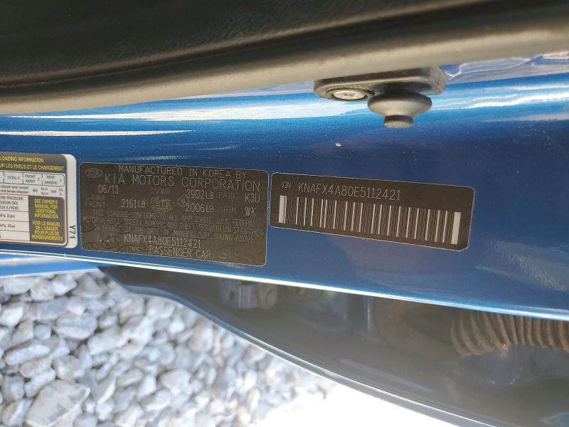 2014 Kia Forte მანქანა იყიდება აუქციონზე, vin: KNAFX4A80E5112421, აუქციონის ნომერი: 67898826