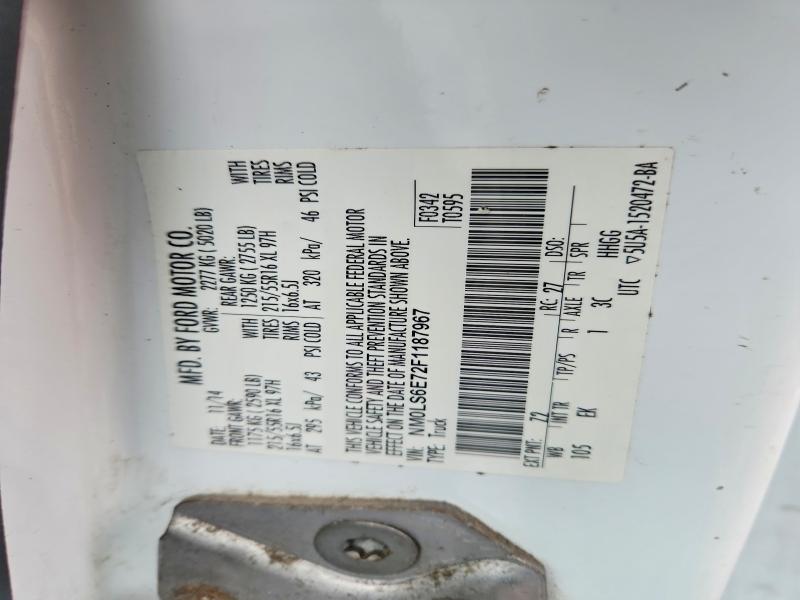 68849476 :رقم المزاد ، NM0LS6E72F1187967 vin ، 2015 Ford Transit Connect مزاد بيع