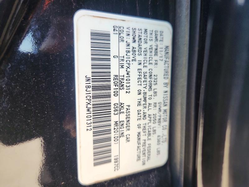 Продажа на аукционе авто 2018 Nissan Rogue Sport, vin: JN1BJ1CPXJW101312, номер лота: 69087986