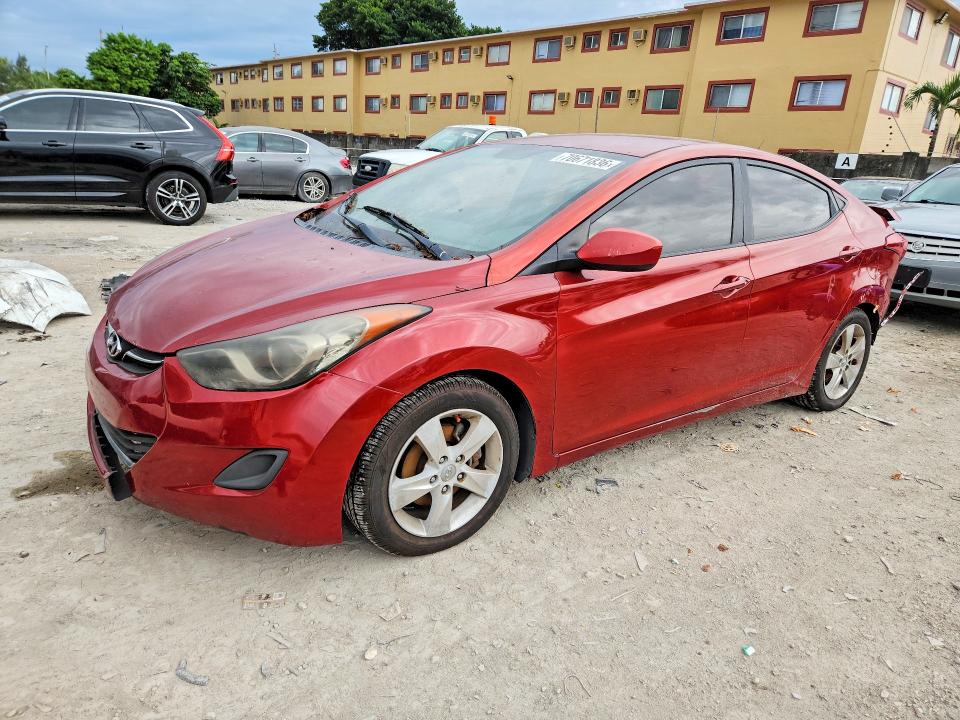 2011 Hyundai Elantra მანქანა იყიდება აუქციონზე, vin: KMHDH4AE7BU103418, აუქციონის ნომერი: 70671836