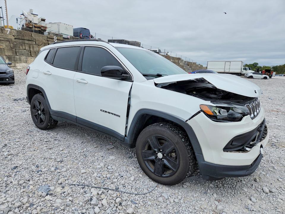 2022 Jeep Compass მანქანა იყიდება აუქციონზე, vin: 3C4NJDBB3NT222812, აუქციონის ნომერი: 69850596