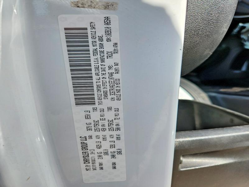 67731736 :رقم المزاد ، 3C6TRVAG1EE107446 vin ، 2014 Ram Promaster 1500 مزاد بيع