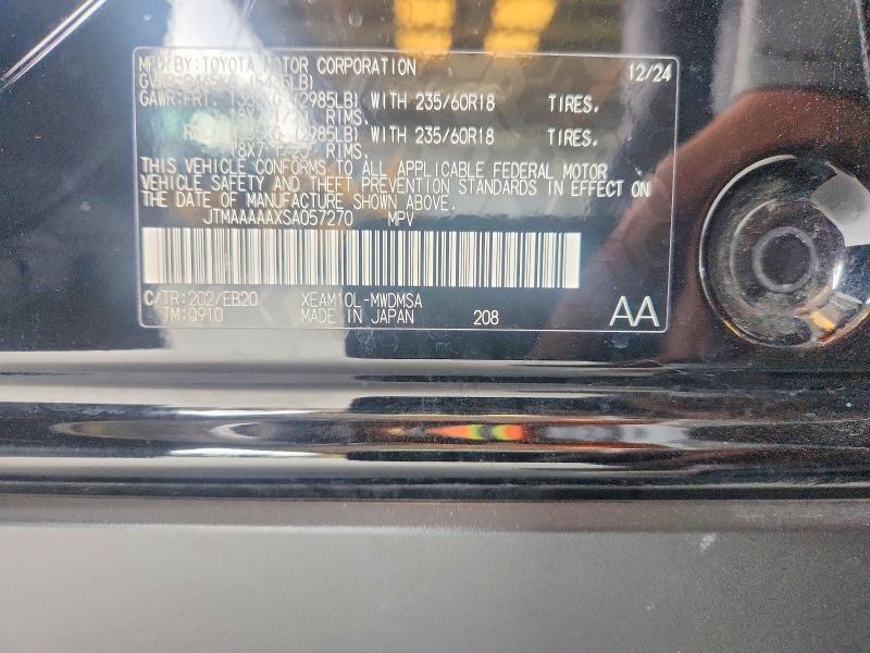Aukcja sprzedaży 2025 Toyota Bz4x, vin: JTMAAAAAXSA057270, numer aukcji: 67206496