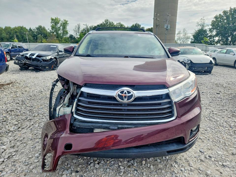 2015 Toyota Highlander მანქანა იყიდება აუქციონზე, vin: 5TDJKRFHXFS220770, აუქციონის ნომერი: 68838016