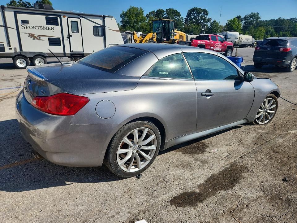 67785186 :رقم المزاد ، JN1CV6FEXBM951731 vin ، 2011 Infiniti G37 Convertible مزاد بيع
