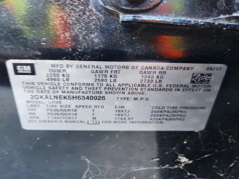 Продажа на аукционе авто 2017 Gmc Terrain, vin: 2GKALNEK6H6340926, номер лота: 66320866